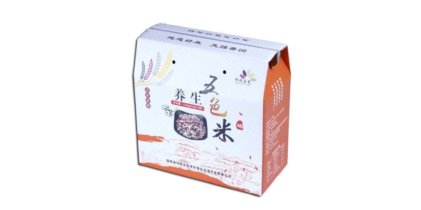 长沙大米包装盒订做